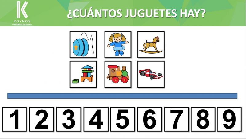 ¿Cuántos juguetes hay?